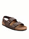 Birkenstock Milano Birko-Flor Men's Sandals Brown Narrow Fit 0034703