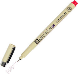 Sakura Pigma Micron 04 Μαρκαδόρος Σχεδίου Κόκκι...