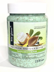 Bio Glow Scrub για το Πρόσωπο & το Σώμα Argan Oil & Shea Butter 500ml