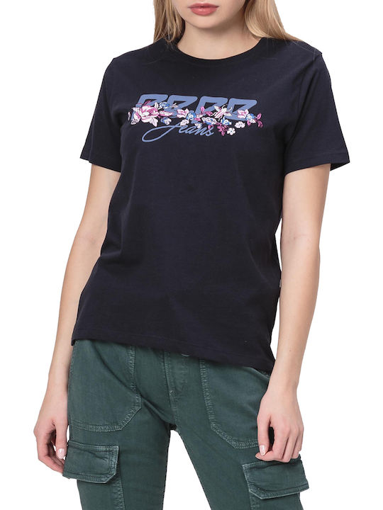 Pepe Jeans Pepa Women's T-shirt Navy Blue