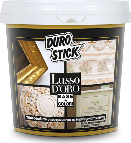 Durostick Lusso D’oro Base Di Colori Подложка за басейн Водоразтворим субстрат за патина Черно 1кг