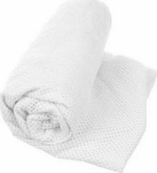 Aerosleep Fitted White Baby Sheets 60x120cm