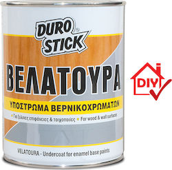 Durostick Βελατούρα Υπόστρωμα Βερνικοχρωμάτων Διαλύτου Suitable for Wood 0.75lt