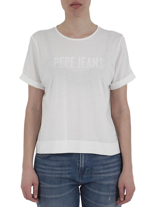 Pepe Jeans Paula Дамска Тениска Бял