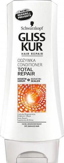 Gliss Kur Total Repair Conditioner Αναδόμησης/Θρέψης για Όλους τους Τύπους Μαλλιών 200ml