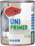 ER-LAC Uniprimer Primer Primer pentru ape albe Alb Potrivit pentru Metale neferoase / Lemn / Plastic - PVC 0.75lt