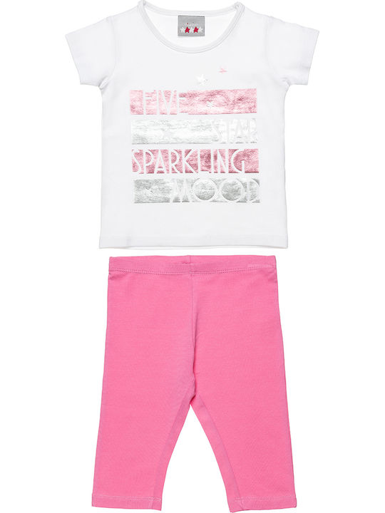 Alouette Kids Set with Pants Summer 2pcs White