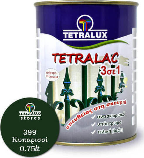 Tetralux Culoarea lacului Inhibitor de coroziune Soluție solventă Tetralac 3 in 1 0.75lt Cypress Strălucitor