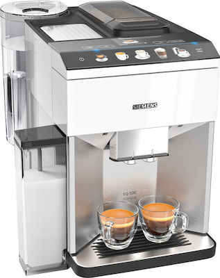 Siemens TQ507R02 Automatic Espresso Machine 1500W Pressure 15bar for Cappuccino with Grinder Silver