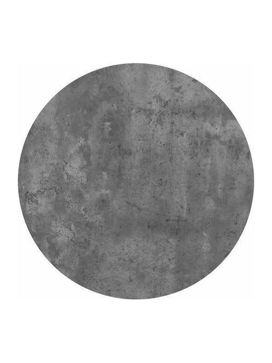 HomeMarkt Round Table Surface made of Solid Woo...