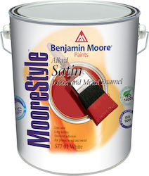 Benjamin Moore Ripolin MooreStyle Alkyd 0.75lt Alb Strălucitor
