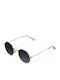 Meller Kendi Unisex Sonnenbrille mit Gold Metall Gestell und Schwarz Polarisiert Linse KE-GOLDCAR