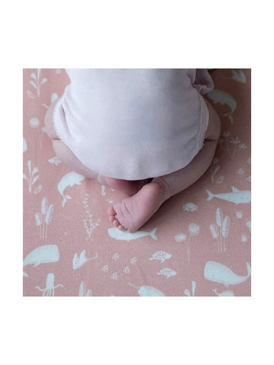 Little Dutch Ocean Baby Sheet Crib Cotton Pink ...