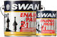 Swan Цвят на лака Разтворимо Enamel Paint 2in1 ...