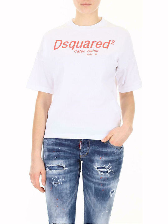 Dsquared2 Γυναικείο T-shirt Λευκό