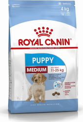 Royal Canin Puppy Medium 15kg Ξηρά Τροφή για Κουτάβια Μεσαίων Φυλών με Καλαμπόκι και Πουλερικά