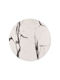 HomeMarkt Round Table Surface Werzalit Marble White-Grey 70x70x2.5cm HM5228.11 1pcs