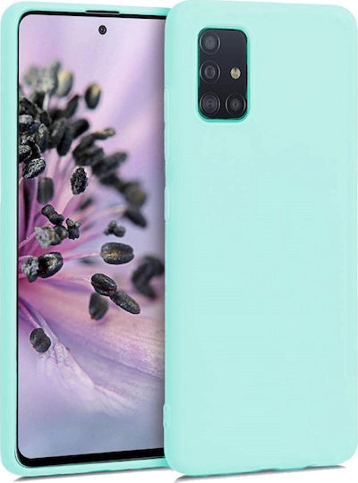 Matt TPU Back Cover Σιλικόνης 1.2mm Τιρκουάζ (Galaxy A71)