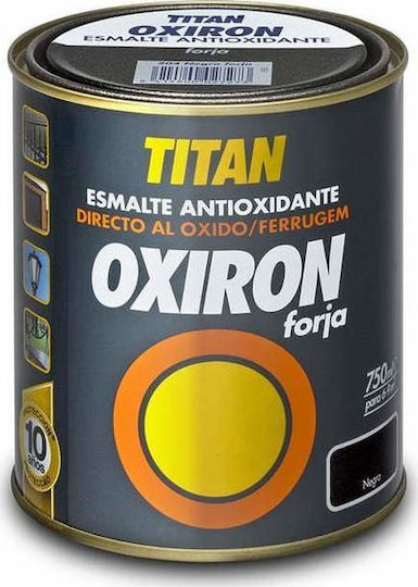 Titanlux Χρώμα Αντισκωριακό Oxiron Forja 0.75lt Μπλε Μεταλιζέ