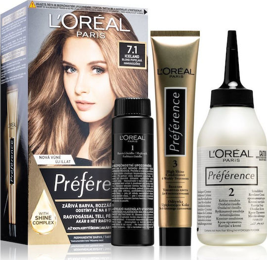 L'Oreal Paris Preference Vopsea de Păr 7.1 Islanda