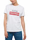 Replay Damen T-Shirt Weiß W3140.000.22584-001