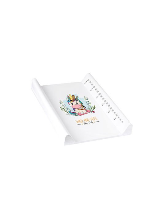 Tega Baby Hard Changing Pad Unicorn Alb pentru pat 50x70cm