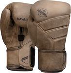 Hayabusa T3 Kanpeki LX Boxhandschuhe aus Leder Braun