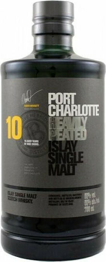 Port Charlotte Old Single Malt Ουίσκι 10 Ετών Σκωτίας 50% 700ml