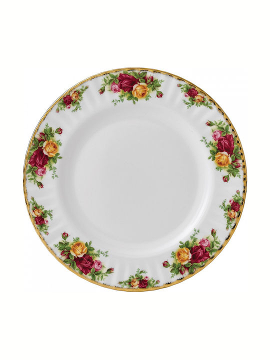Royal Albert Πιάτο Φρούτου Old Country Roses Πιάτο Γλυκού από Πορσελάνη Πολύχρωμο με Διάμετρο 21cm