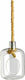 Hanging Ornament Bottle Glass Transparent 22x14.35cm