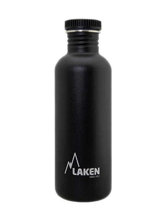 Laken Basic Stainless Steel Water Bottle 750ml Black