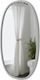 Umbra Hub Oglindă de Perete Ovală cu Gri Ramă din Plastic 91.4x61cm 1buc