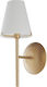 Fan Europe Canto Classic Lamp Wall with Socket G9 Gold 12x12x30.5cm