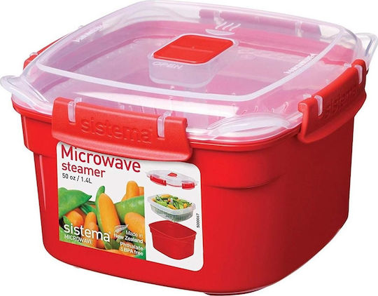 Sistema 1101 Red 1.4L Lunch Box Sistema 1101 Red 1.4L Lunch Box