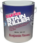 Benjamin Moore 341 Stain Killer Pata de izolare Underlay de izolare Alb Potrivit pentru Panouri de gips-carton / Lemn / Zidărie 0.75lt