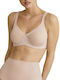 Triumph Modern Soft Cotton Minimizer Minimizer Bra without Padding Underwire Beige