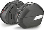 Givi Motorcycle Hard Side Case Set 25lt in Black Colour