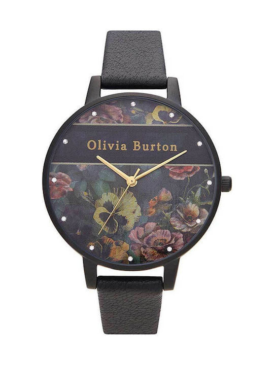 Olivia Burton Varsity Pale Black