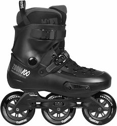 Powerslide Zoom Pro 100 908336 Role În Linie Reglabile Role Negre Pentru Adulți Powerslide Zoom Pro 100 908336 Role În Linie Reglabile Role Negre Pentru Adulți