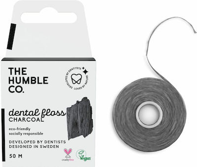 The Humble Co. Natural with Charcoal Dental Floss with Mint Flavour 50m