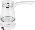 Sokany CP-607 Electric Greek Coffee Pot 600W with Capacity 500ml White