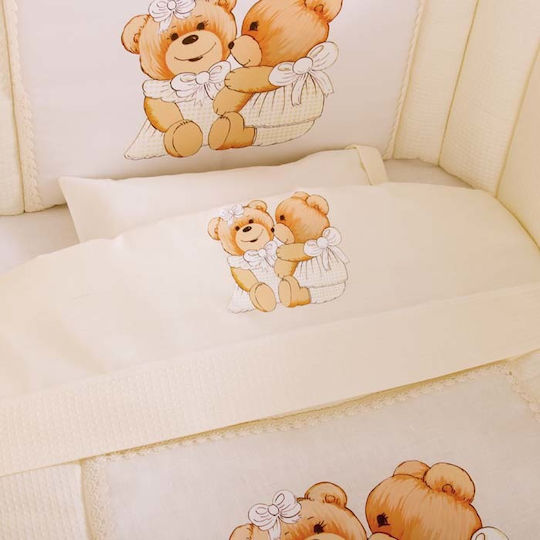 Mother Baby Fitted Set Brownies Beige 70x140cm Mother Baby Fitted Set Brownies Beige 70x140cm