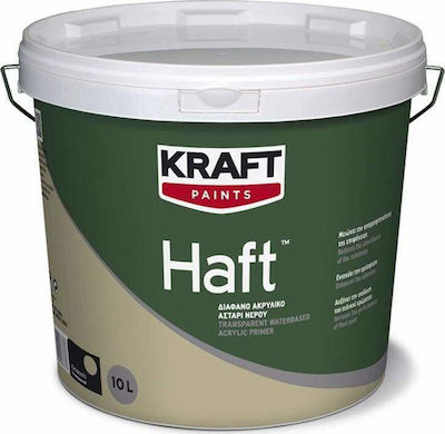 Kraft Haft ∆ιάφανο Ακρυλικό Αστάρι Νερού Κατάλληλο για Τοιχοποιία 0.75lt