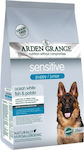 Arden Grange Sensitive Puppy 12kg Ξηρά Τροφή χωρίς Σιτηρά για Κουτάβια Μεγαλόσωμων Φυλών με Πατάτες και Ψάρια