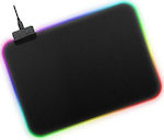 iMice GMS-WT5 Soft Gaming Mouse Pad Medium 350mm με RGB Φωτισμό Μαύρο