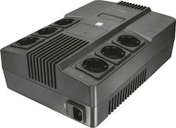 Trust Maxxon 23326 UPS Off-Line 800VA with 6 Schuko Power Plugs