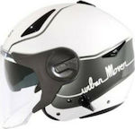 Zeus ZS-612A Jet Helmet with Sun Visor 1150gr W...