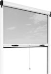 Bormann Fiberglass Vertical Mosquito Net for Window BPN3400 White 160x140cm 027294