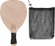 Assos Strandracket Beige mit Geradem Griff Schwarze