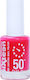 Sixteen Cosmetics Nail Polish 50'' Long Lasting Glanz Nagellack Lang anhaltend Schnelltrocknend Fuchsie 451